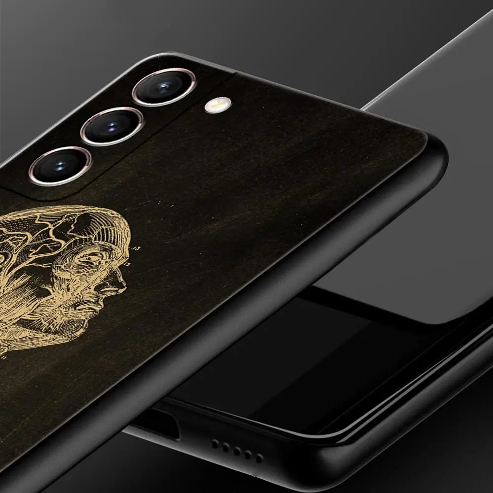 Anatomy Skeleton Chalkboard Heart Phone Case for Samsung Galaxy