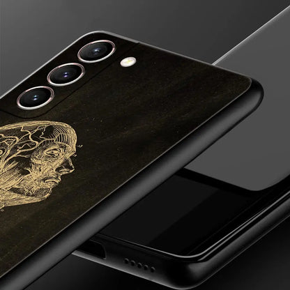 Anatomy Skeleton Chalkboard Heart Phone Case for Samsung Galaxy