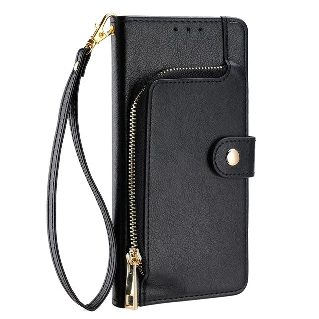 Magnetic Buckle Leather Phone Case Wallet for Google Pixel