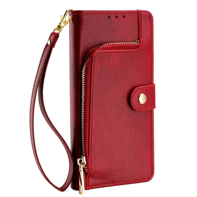 Magnetic Buckle Leather Phone Case Wallet for Google Pixel