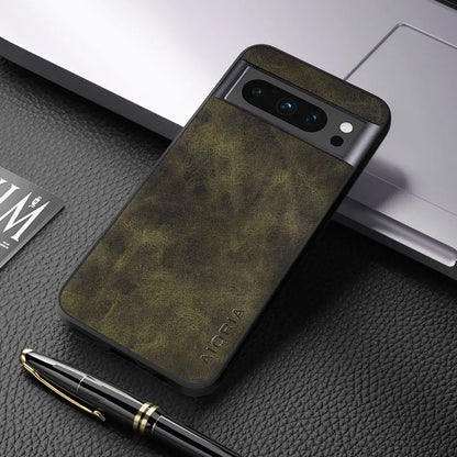 Aioria Luxury PU Leather Skin Cover for Google Pixel