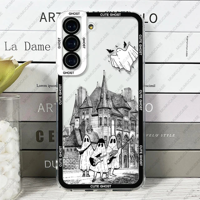 SKETCH THE CITY AND CUTE GHOSTS  FOR SAMSUNG GALAXY |INKSYNC STORE