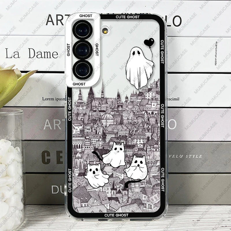 SKETCH THE CITY AND CUTE GHOSTS  FOR SAMSUNG GALAXY |INKSYNC STORE