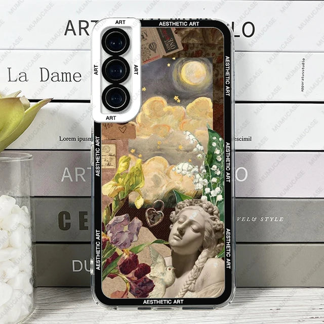 ANCIENT GREEK AESTHETIC ART SOFT COVER FOR SAMSUNG GALAXY - SILICONE PHONE CASE | INKSYNC STORE