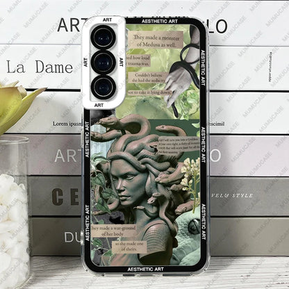 ANCIENT GREEK AESTHETIC ART SOFT COVER FOR SAMSUNG GALAXY - SILICONE PHONE CASE | INKSYNC STORE