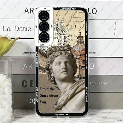 ANCIENT GREEK AESTHETIC ART SOFT COVER FOR SAMSUNG GALAXY - SILICONE PHONE CASE | INKSYNC STORE