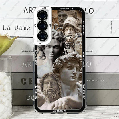 ANCIENT GREEK AESTHETIC ART SOFT COVER FOR SAMSUNG GALAXY - SILICONE PHONE CASE | INKSYNC STORE