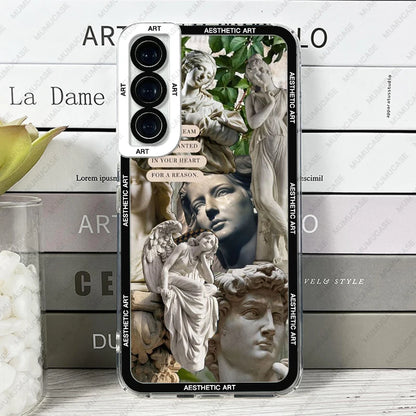 ANCIENT GREEK AESTHETIC ART SOFT COVER FOR SAMSUNG GALAXY - SILICONE PHONE CASE | INKSYNC STORE