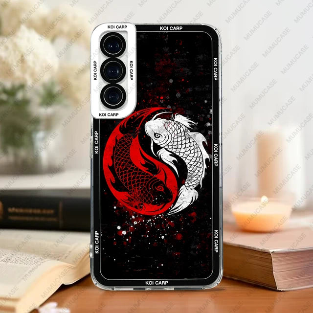 KOI CARP SOFT COVER FOR SAMSUNG GALAXY - SILICONE PHONE CASE | INKSYNC STORE