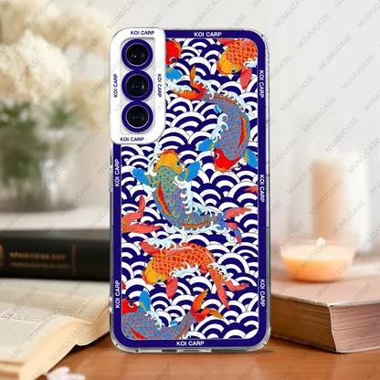 KOI CARP SOFT COVER FOR SAMSUNG GALAXY - SILICONE PHONE CASE | INKSYNC STORE