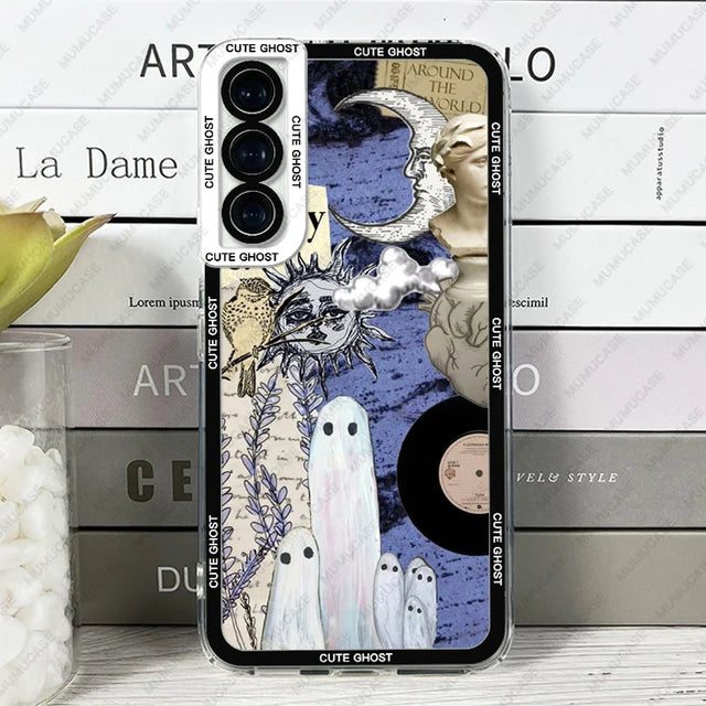 CUTE LITTLE GHOST SOFT COVER FOR SAMSUNG GALAXY | INKSYNC STORE