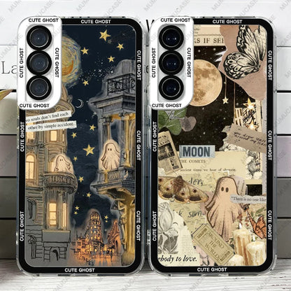 CUTE LITTLE GHOST SOFT COVER FOR SAMSUNG GALAXY | INKSYNC STORE