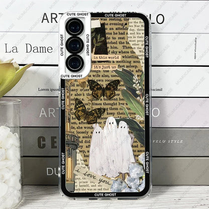 CUTE LITTLE GHOST SOFT COVER FOR SAMSUNG GALAXY | INKSYNC STORE