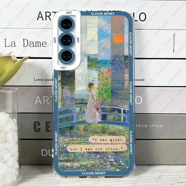 CLAUDE MONET ART SOFT COVER FOR SAMSUNG GALAXY