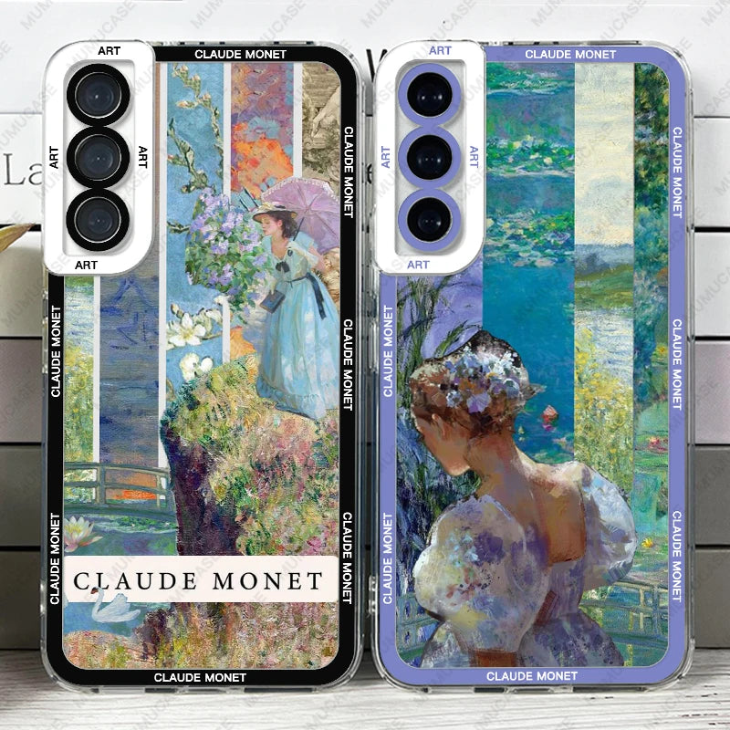 CLAUDE MONET ART SOFT COVER FOR SAMSUNG GALAXY