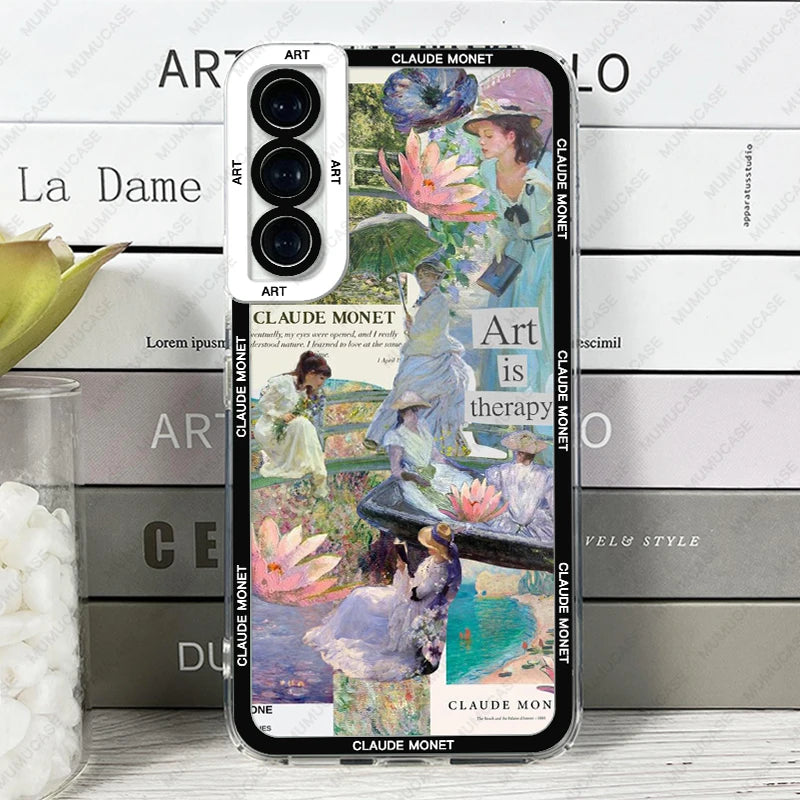 CLAUDE MONET ART SOFT COVER FOR SAMSUNG GALAXY