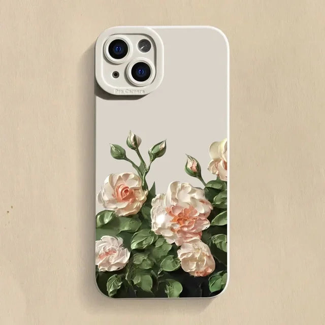 Rose Flower Phone Case for iPhone