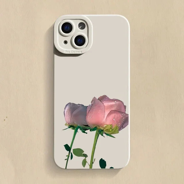 Rose Flower Phone Case for iPhone