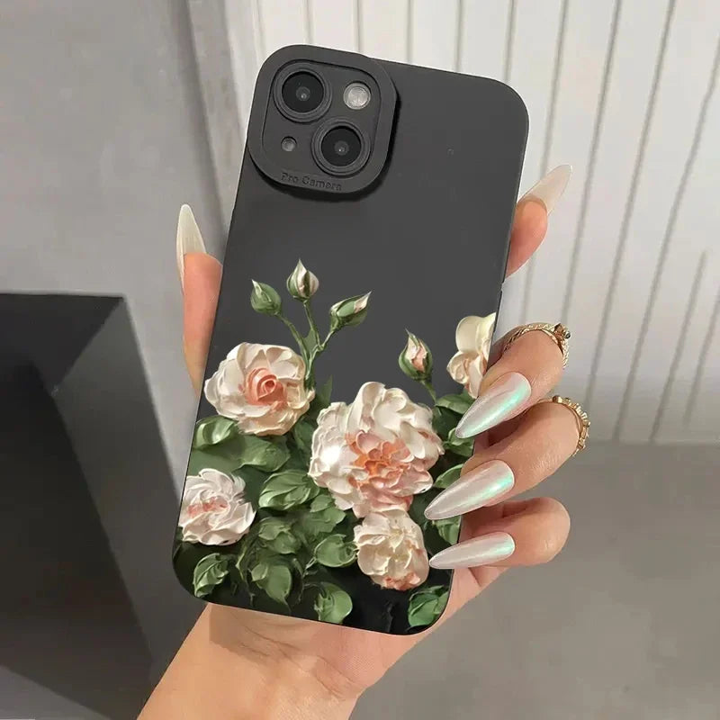 Rose Flower Phone Case for iPhone