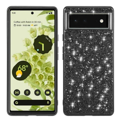 Glitter Case for Google Pixel  Shockproof Hard Plastic Plating Protector Phone Cover