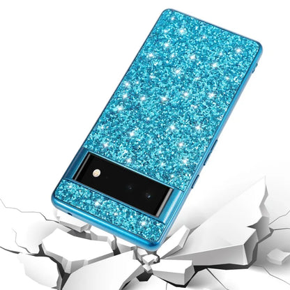 Glitter Case for Google Pixel  Shockproof Hard Plastic Plating Protector Phone Cover