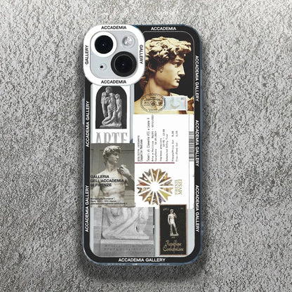 HD PRINTING ART AESTHETIC DA VINCI PHONE CASE FOR SAMSUNG GALAXY - SILICONE CELL CASE | INKSYNC STORE