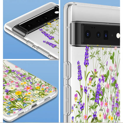 Lavender Transparent Phone Case for Google Pixel