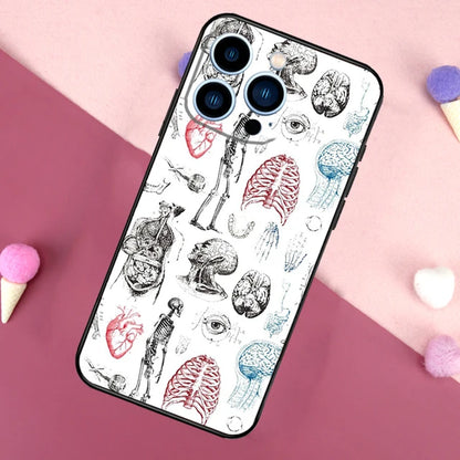 Medical Human Organs Brain Phone Case for iPhone