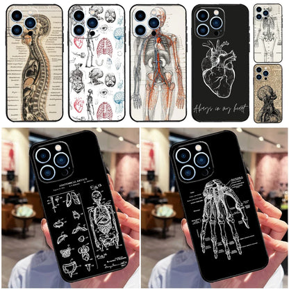 Medical Human Organs Brain Phone Case for iPhone