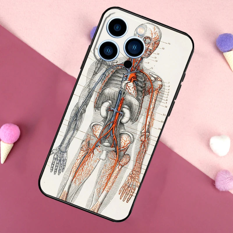 Medical Human Organs Brain Phone Case for iPhone