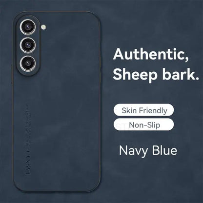 Luxury Sheepskin Leather Case for Samsung Galaxy