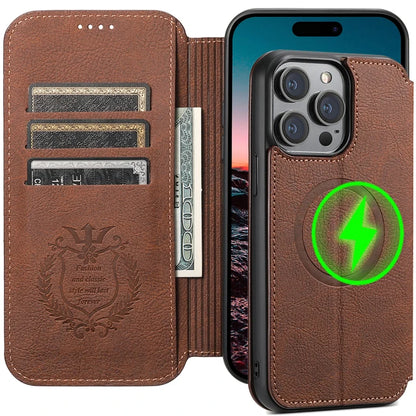 Suteni Luxury Leather Phone Case Wallet with Card Slot Holder & Magnetic Closure | InkSync Store