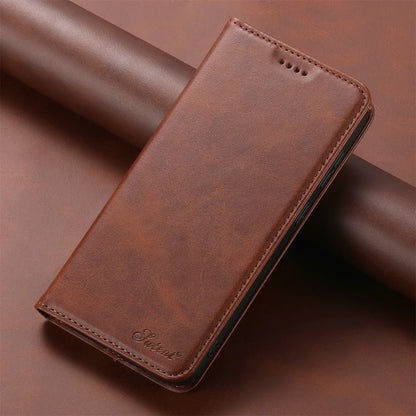 Suteni Leather Wallet Flip Phone Case Cover for Samsung Galaxy