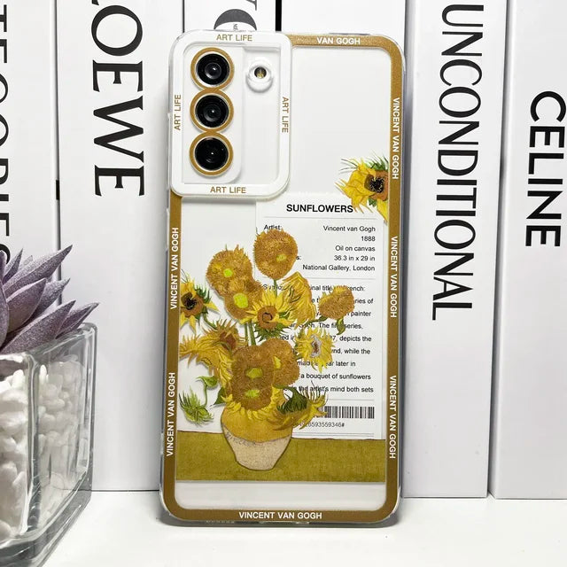 Van Gogh Art Case for Samsung Galaxy - Sunflowers, The Starry Night Aesthetic | Silicone Phone Cases