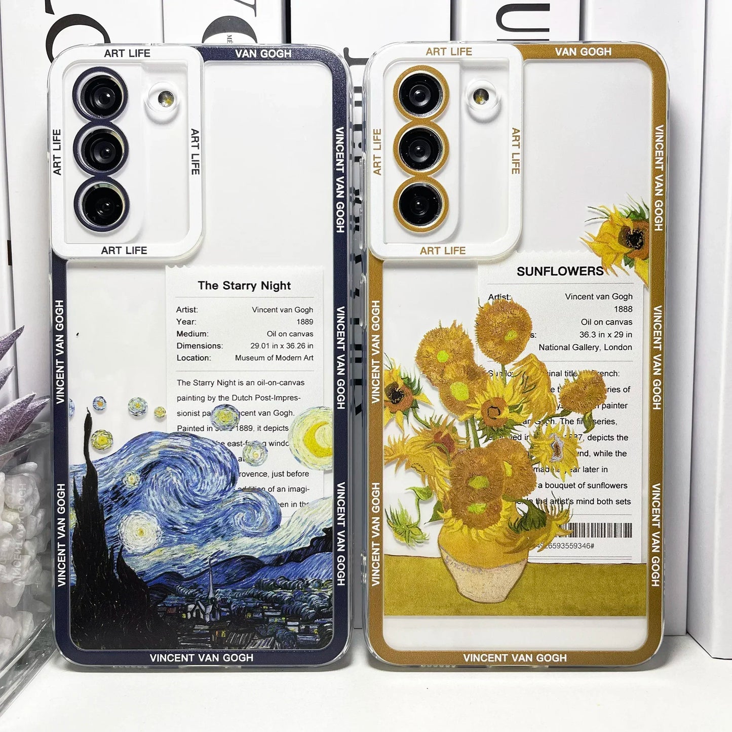 Van Gogh Art Case for Samsung Galaxy - Sunflowers, The Starry Night Aesthetic | Silicone Phone Cases