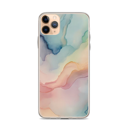 Abstract Hues for iPhone-Clear Case - InkSync