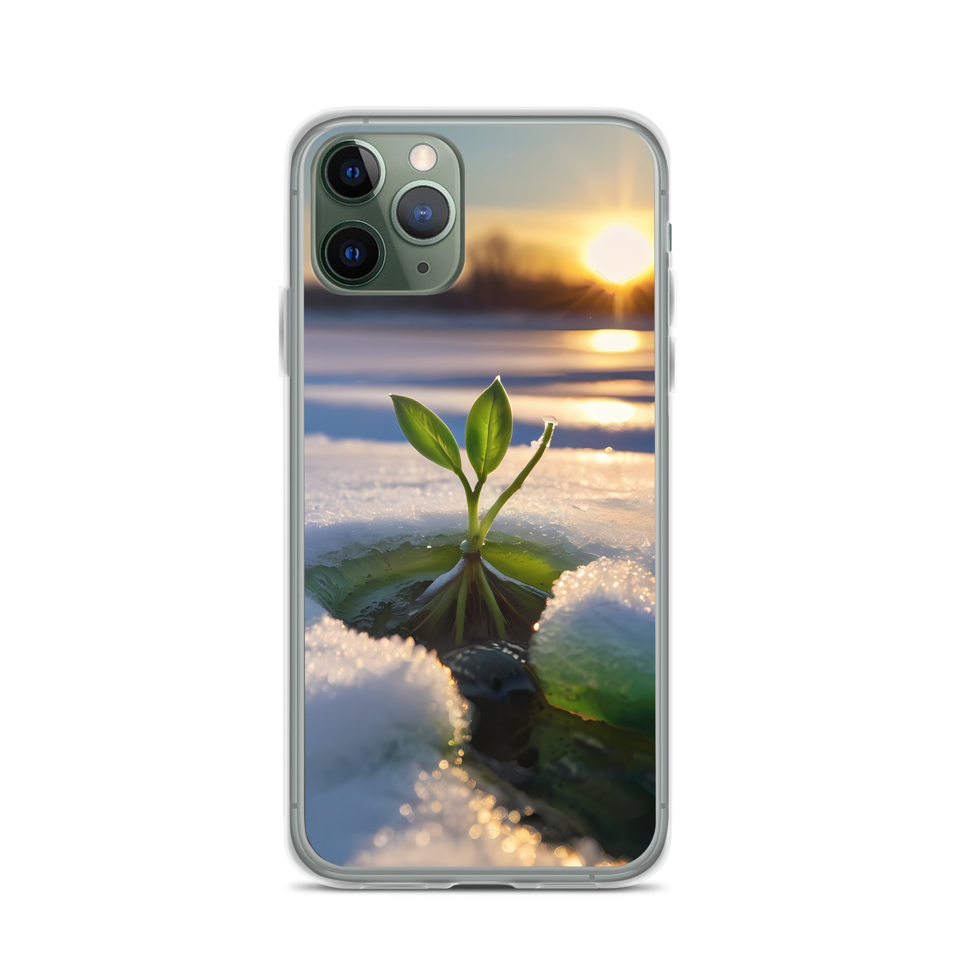 Sunrise Sprout for iPhone-Clear Case - InkSync