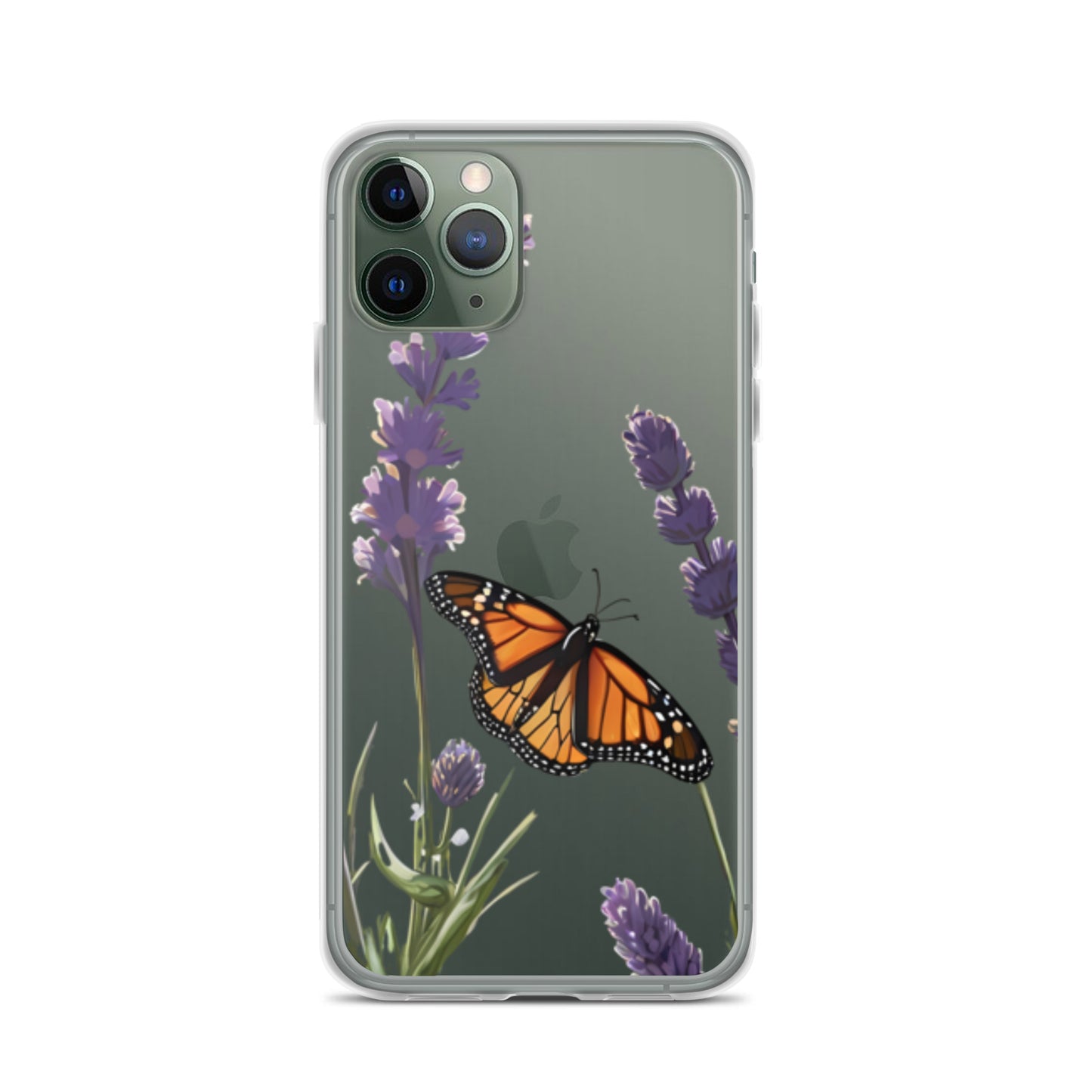 butterfly Kiss for iPhone-Clear Case - InkSync