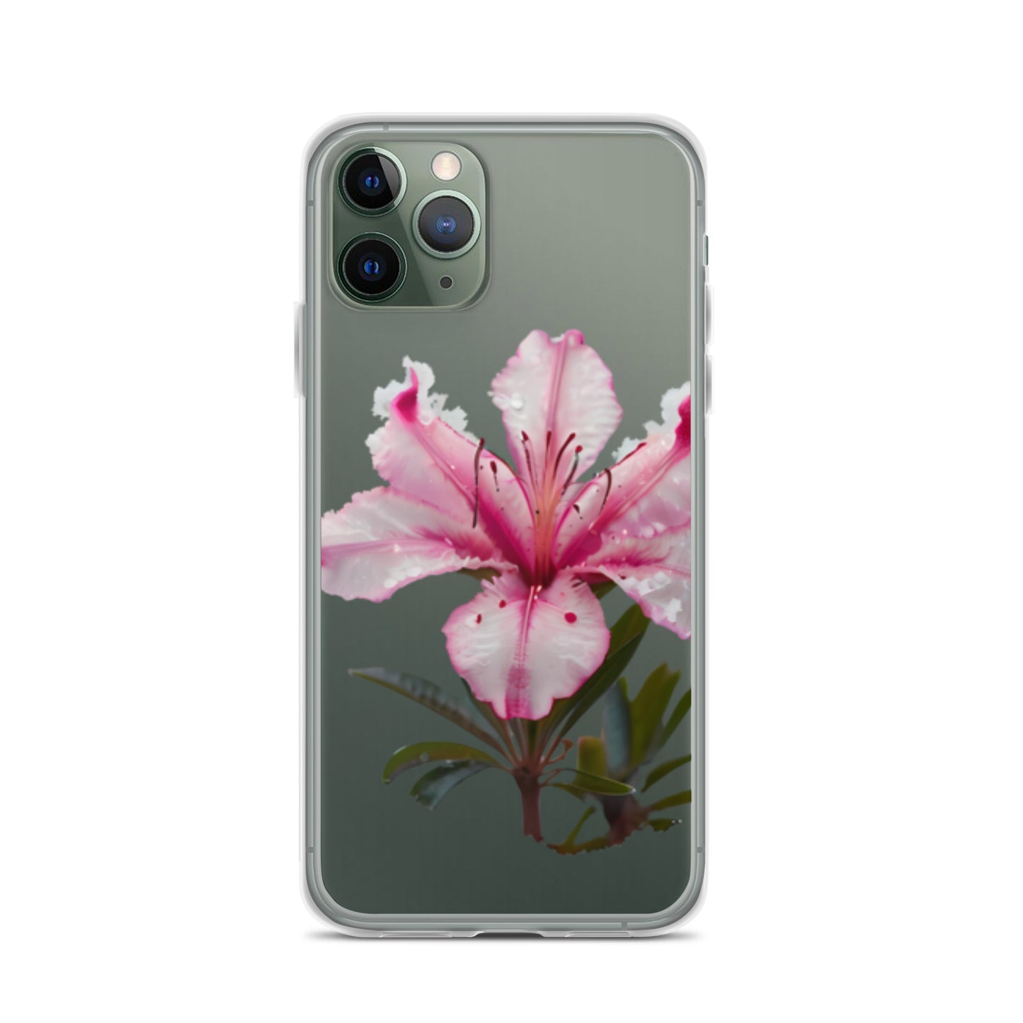 Frosty Flora for iPhone-Clear Case - InkSync