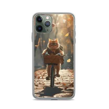 Biker Kitty for iPhone-Clear Case