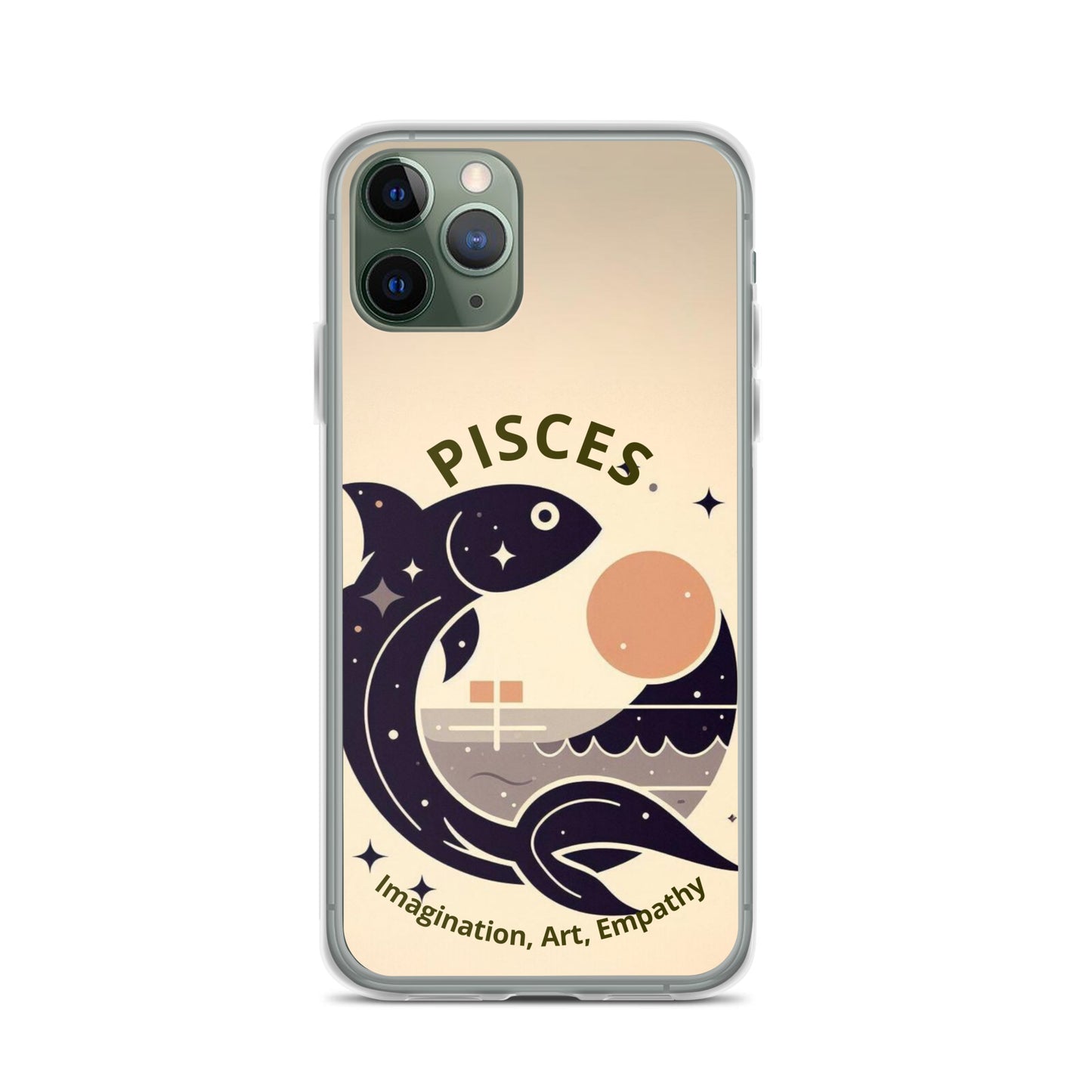 Pisces for iPhone-Clear Case