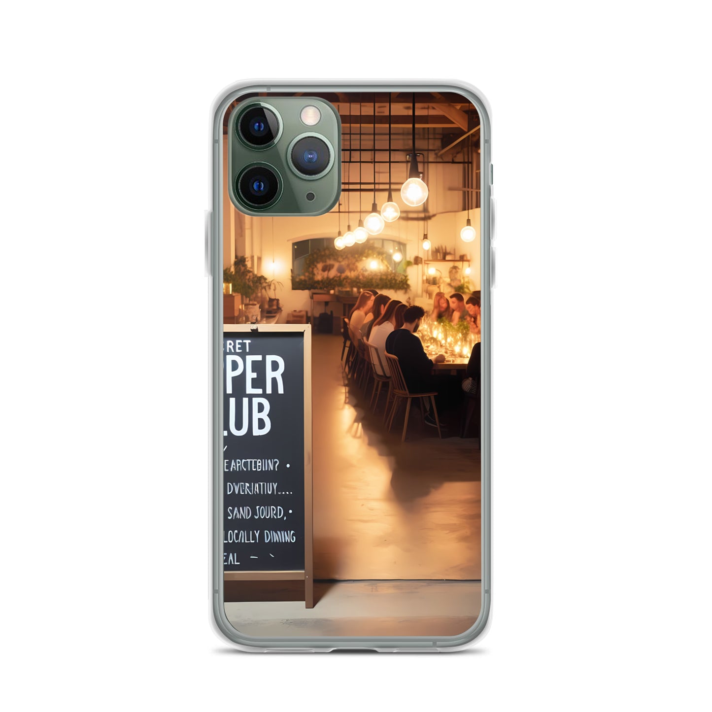 Supper Club for iPhone- Clear Case