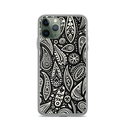 Paisley for iPhone-Clear Case