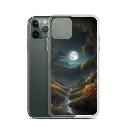 Moonlit Creek for iPhone-Clear Case