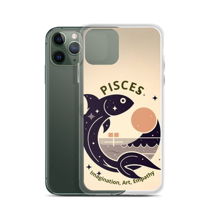 Pisces for iPhone-Clear Case