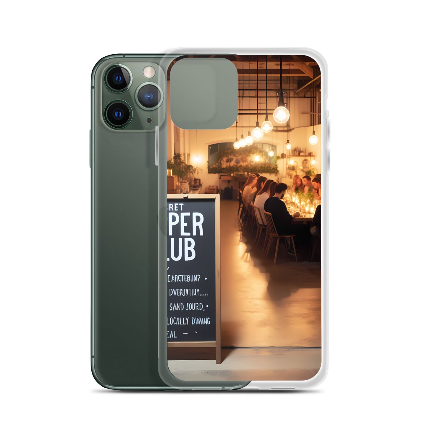 Supper Club for iPhone- Clear Case