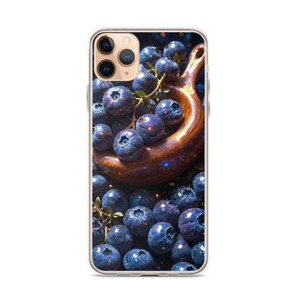 Blueberries for iPhone-Clear Case