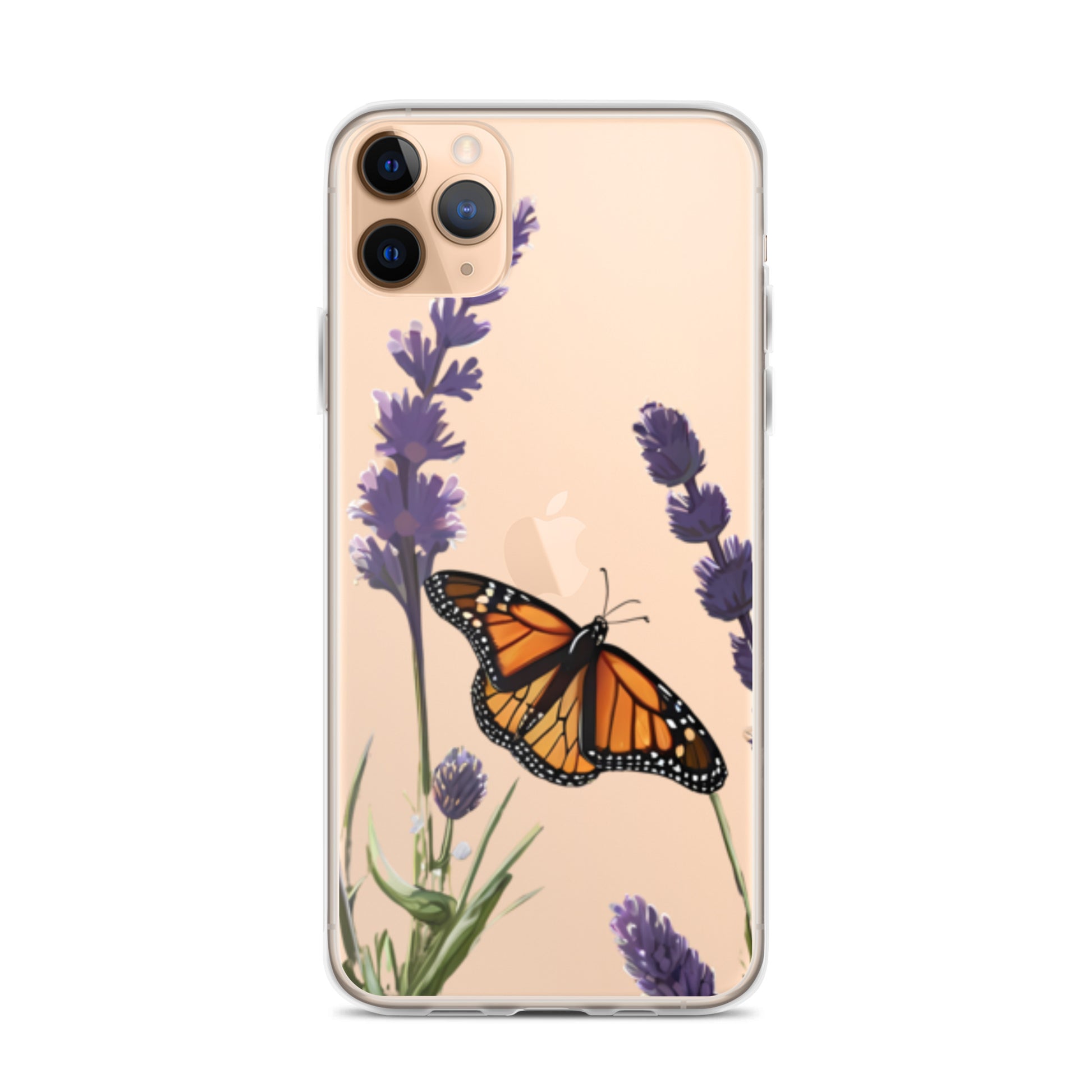 butterfly Kiss for iPhone-Clear Case - InkSync