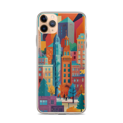 Cityscape for iPhone-Clear Case