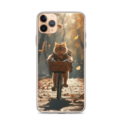 Biker Kitty for iPhone-Clear Case